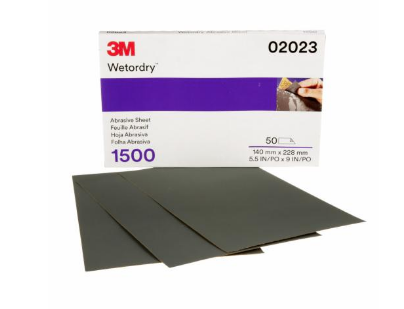 3M Coli Abrazive pentru slefuire manuala umeda/uscata, P1500